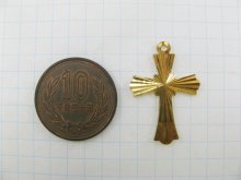 他の写真1: BRASS Diamond Cut Cross