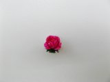 Vintage White+PK Rose Cabochon (Tiny)