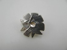 他の写真2: Vintage Plastic Silverplated Rose Flower Cabochon