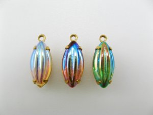 画像1: Vintage Melon-AB【Navette】15x7