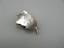 他の写真2: Vintage Plastic A/Silverplated Rose+Stem Cabochon