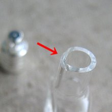 他の写真2: Glass Mini Bottle charm"Light Bulb"