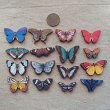 画像2: Print Wooden Charm Butterfly   (2)