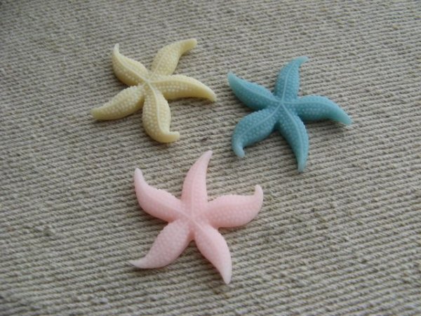 画像1: Resin Starfish Cabs (1)