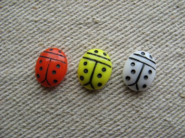 画像1: Vintage Ladybug Cabs Mat (1)