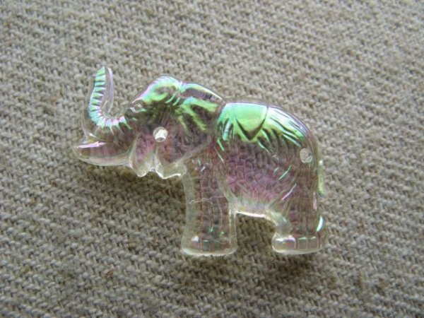 画像1: Vintage Elephant AB Beads (1)