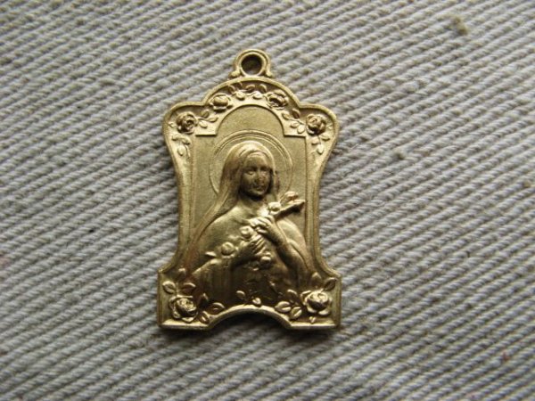 画像1: Brass Medal【St.TERESA】 (1)