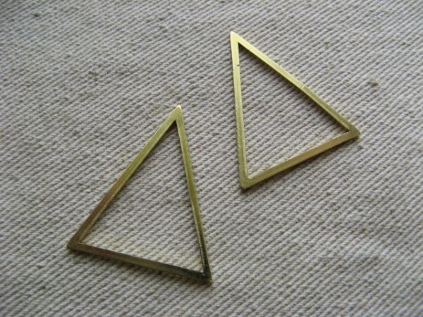 画像1: BRASS Large Triangle  (1)