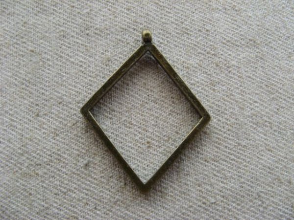 画像1: A/Goldplated frame “Diamond” (1)