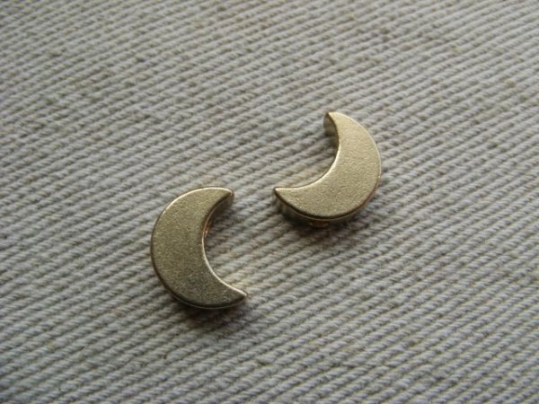 画像1: Brass Beads MOON (1)