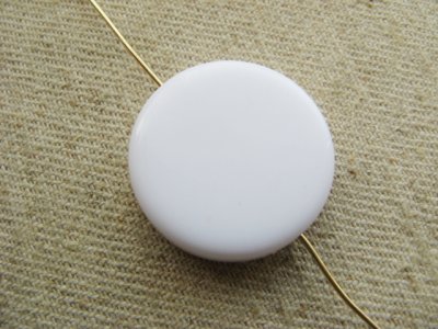 画像2: Plastic Opaque Flat-Round Beads 