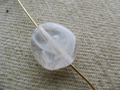画像2: Plastic Floating-White Nugget Beads(S) 2個いり