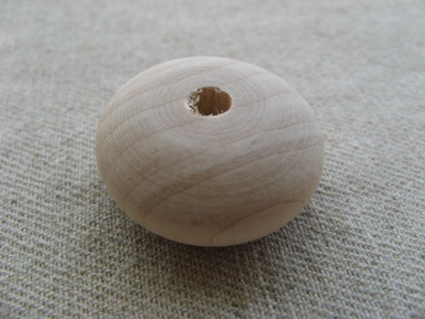 画像1: Spacer Disc Organic Wood Beads（L) (1)