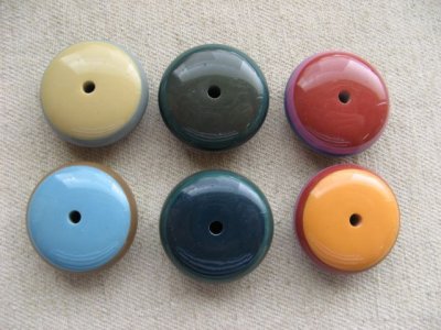 画像2: Vintage Multi Border Tire Beads(XL)