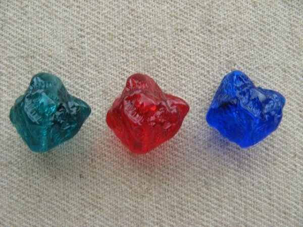 画像1: Vintage Ice-Rock Nugget Beads (1)