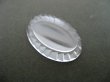 画像3: Vintage Acrylic Clear Oval+Wave Cabochon (3)