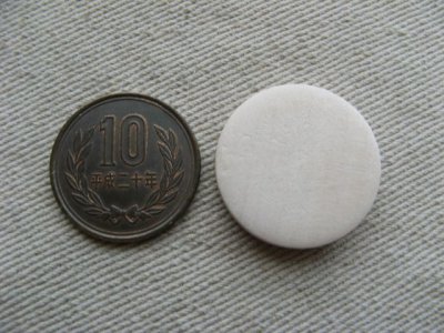 画像1: Coin Organic Wood Beads (L)