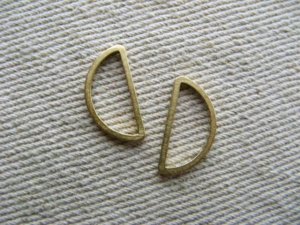 画像1: BRASS Mini Half Moon Frame 2個入り (1)