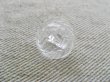 画像1: Vintage Plastic Clear Faceted Button (1)