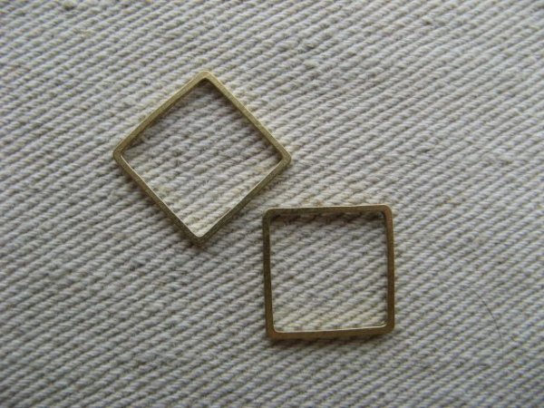 画像1: BRASS Mini Squares 2個いり (1)