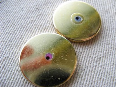 画像3: Vintage Flat Spacer Disc Beads 