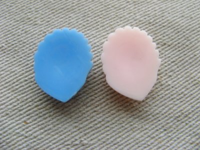 画像1: Vintage Plastic Pastel Sea Shell