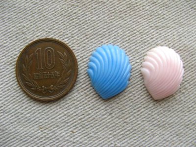 画像2: Vintage Plastic Pastel Sea Shell