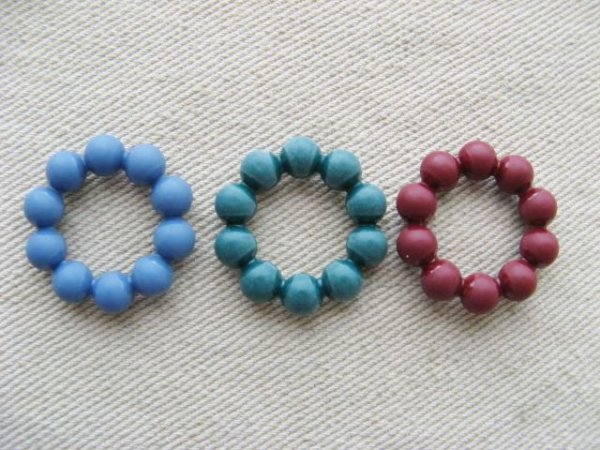 画像1: Vintage Ball Ring Beads【Color】 (1)