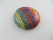 画像2: Vintage Plastic Rainbow Limestone Cabochon (2)