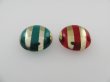 画像2: Vintage Plastic Round CL/Goldline Cabochon (2)