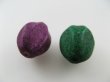 画像2: Vintage Plastic Metalic Washed Beads (2)