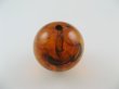 画像1: Vintage Plastic Tortoise Big Ball Beads (1)