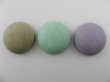 画像1: Vintage Plastic Matte Crack Round Cabochon (1)