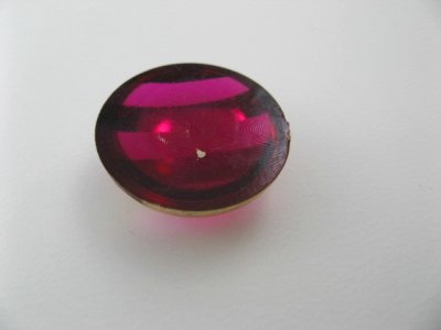 画像3: Vintage Plastic Round CL/Goldline Cabochon