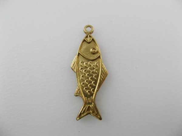 画像1: Brass 2D Fish (1)