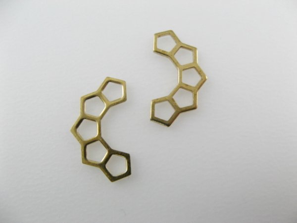 画像1: BRASS 1/2 Honeycomb 2個いり (1)
