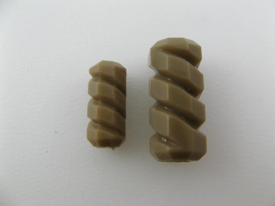 画像3: Vintage Octagon Swirl Tube Beads(S)