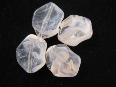 画像3: Plastic Marble Flat Nugget Beads(L) 