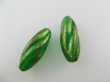 画像3: Vintage Plastic Waved Oval Beads (3)