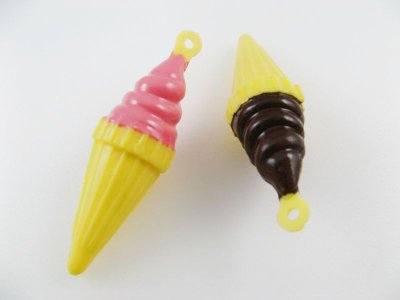 画像2: Plastic Soft-cream corn charm