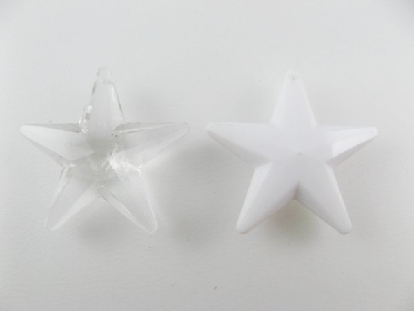 画像1: Vintage Plastic Faceted Star Charm (1)