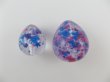 画像2: Vintage Plastic BL+PK+PU Confetti Drop Beads(XL) (2)