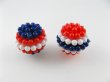 画像1: Vintage Plastic Tri-color Grain Beads (1)