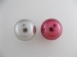 画像2: Vintage Lucite Japanese Pearl Ball Beads 16mm (2)