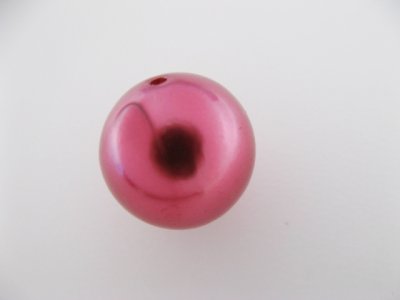 画像3: Vintage Lucite Japanese Pearl Ball Beads 16mm