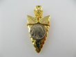 画像2: Vintage Arrow Head+Coin Charm (2)