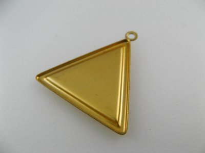 画像2: BRASS Rolled Edge Setting【Triangle】