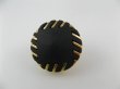 画像1: Plastic Gold+Mat Black Dome Button (1)