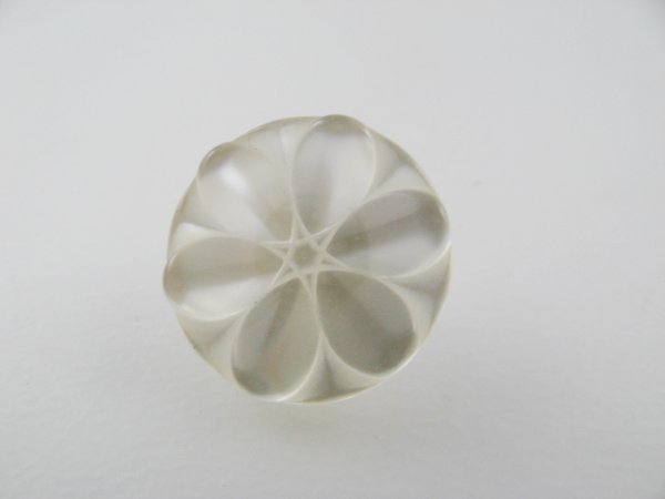 画像1: Vintage Plastic Pearly Geometry Button (1)