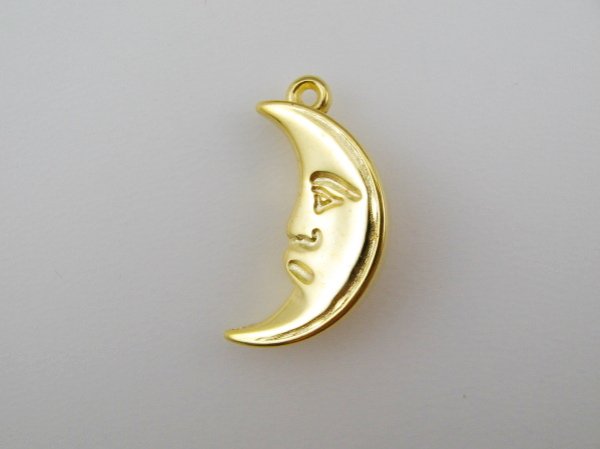 画像1: Vintage Plastic Goldplated Moon  (1)